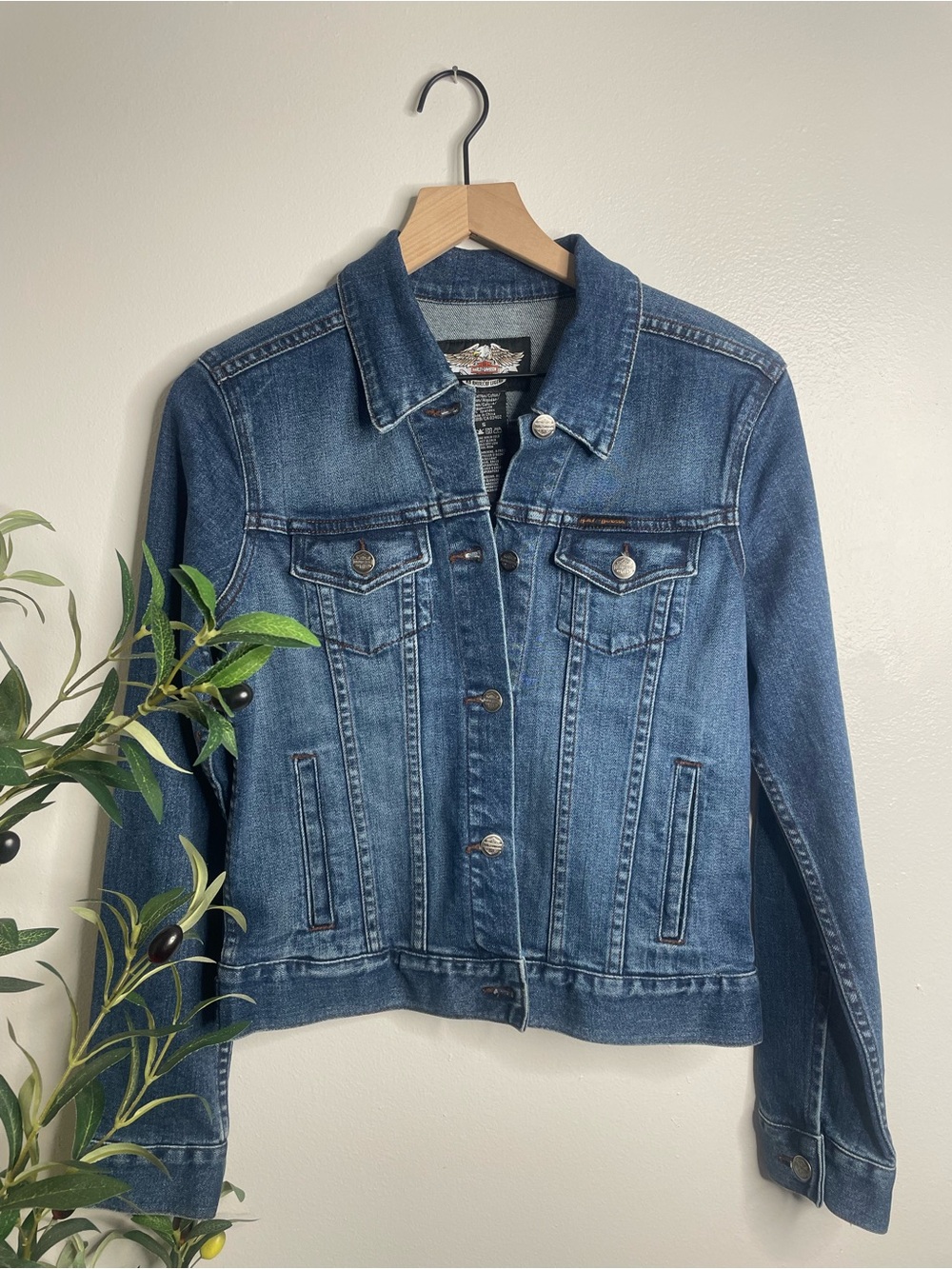 Harley Davidson | Size S Jean Jacket